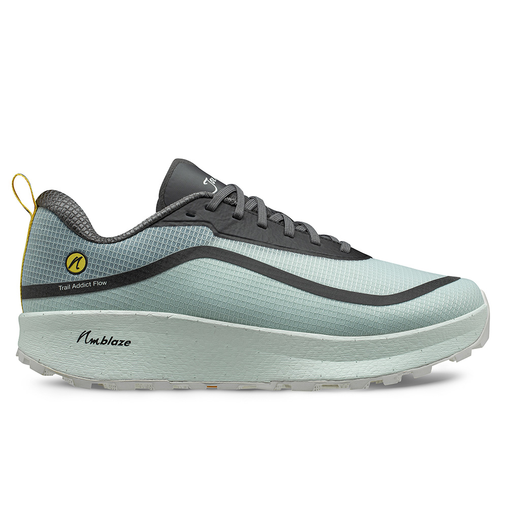 Trail Addict Flow Blau Gravel Laufschuh