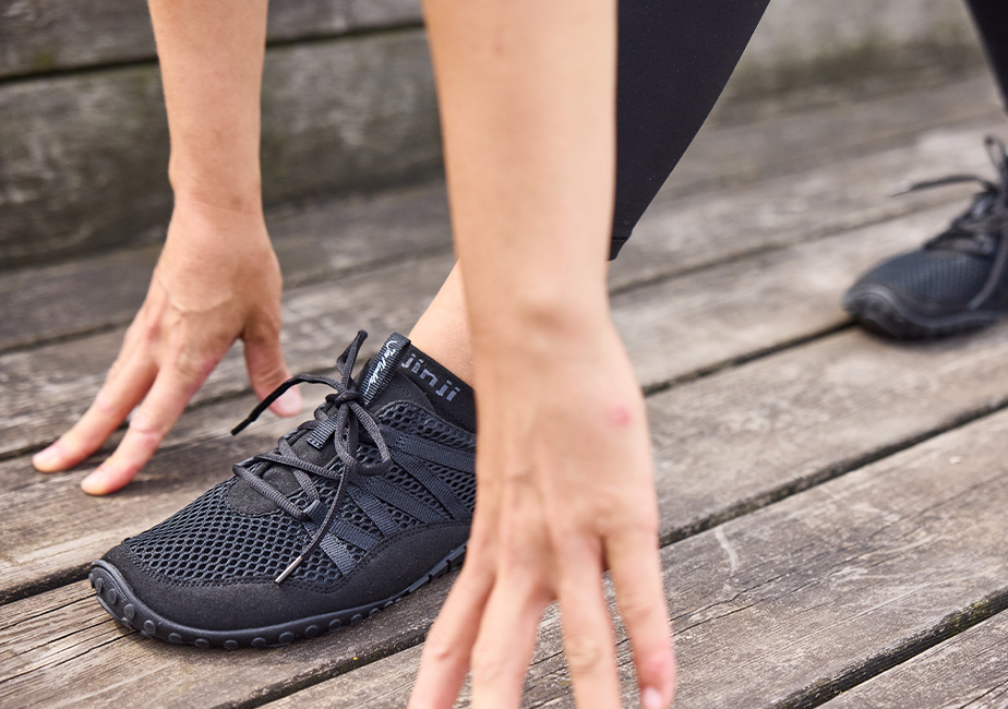Der Joe Nimble nimbleToes Gymschuh in schwarz