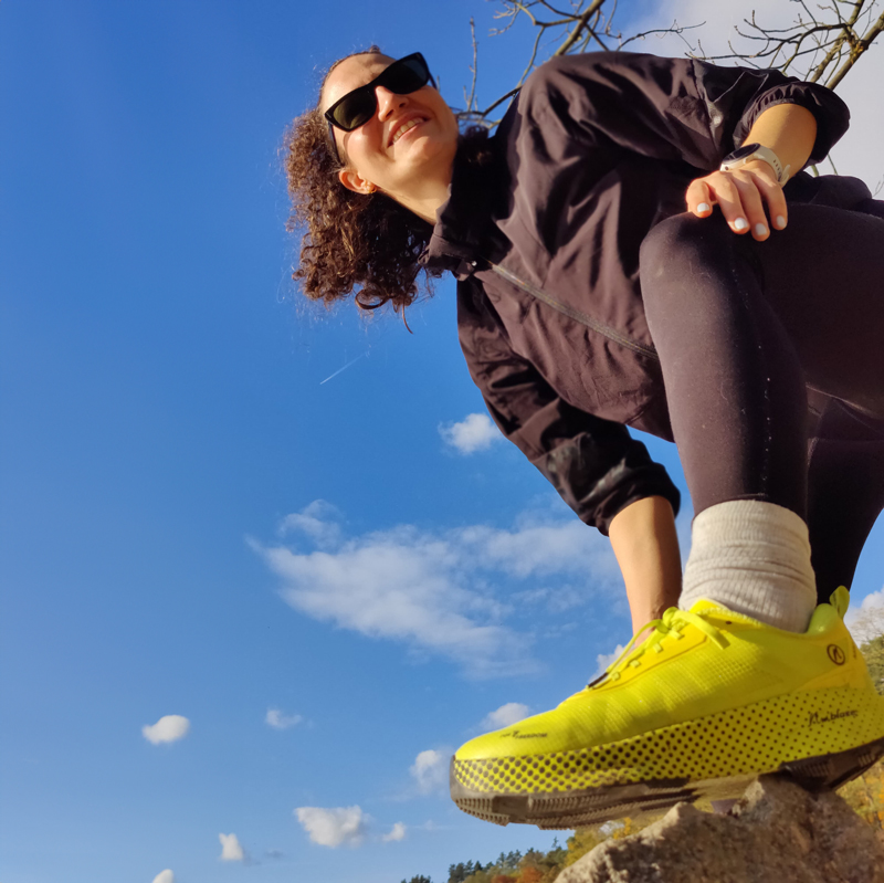 Reka während dem Lauf