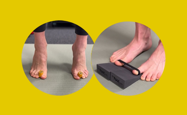 Großzehenübungen bildlich dargestellt