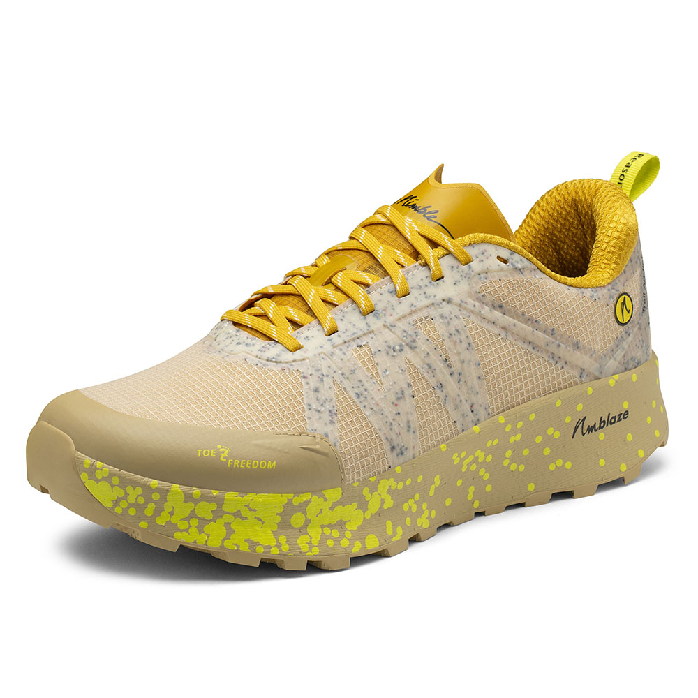 Joe Nimble Trail Addict Pro-R Trail Laufschuh in Beige in der 30 Grad Ansicht