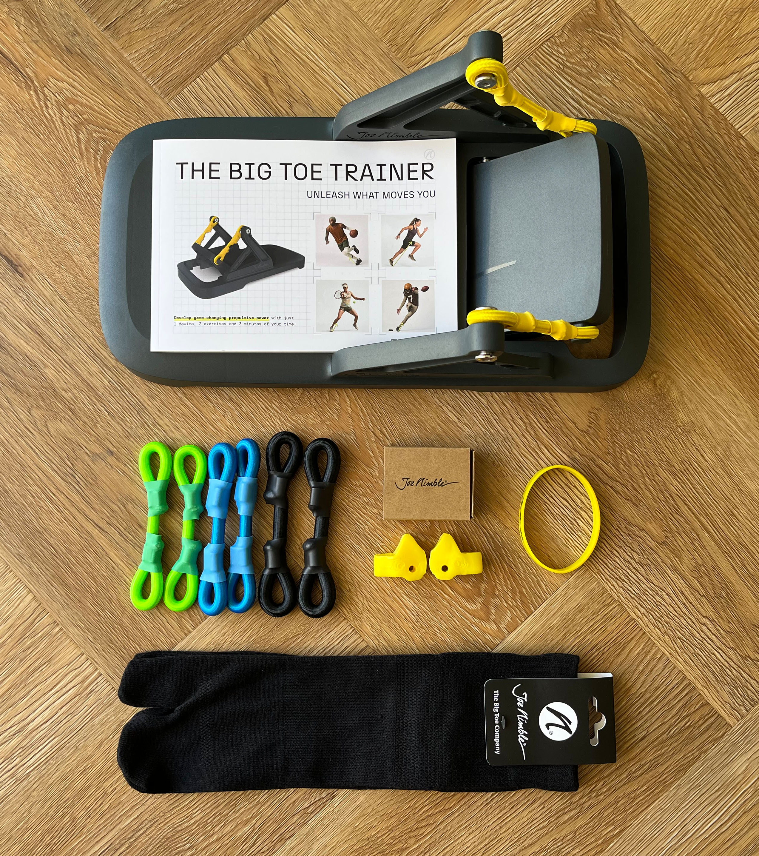 bigtoe power sytem, trainer, expander, socke, spacer, band