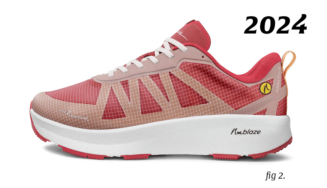 Joe Nimble Schuh Addict Pro-R mit zehenfreiheit 2024