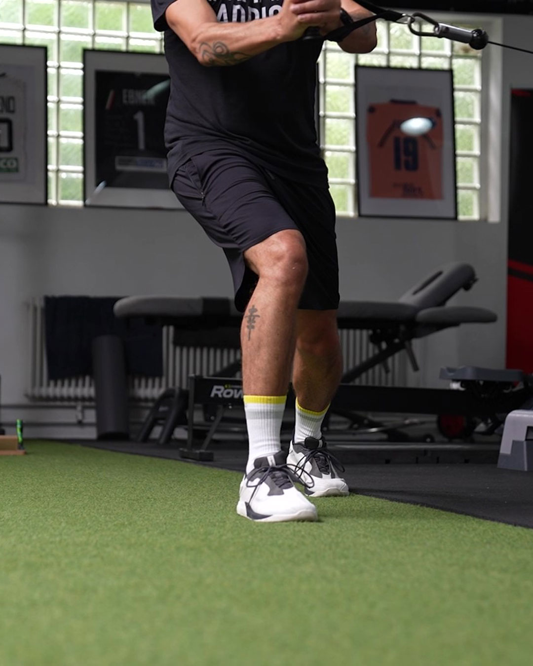 Workout Schuh Gym Addict in Farbe Schwarz-Grau