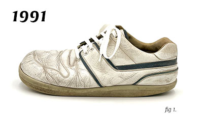 Schuh mit zehenfreiheit 1991